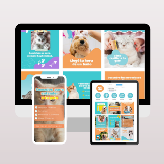 Plantillas de Tienda de mascota para Canva
