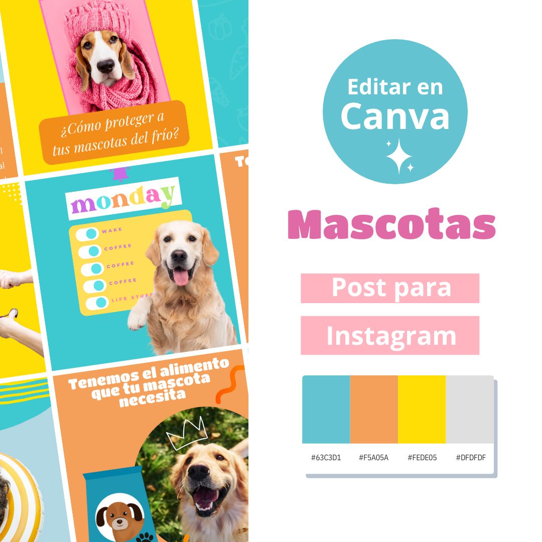 Plantillas de Tienda de mascota para Canva